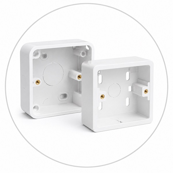 Đế công tắc & ổ cắm – Cung cấp đế âm, đế nổi đa dạng